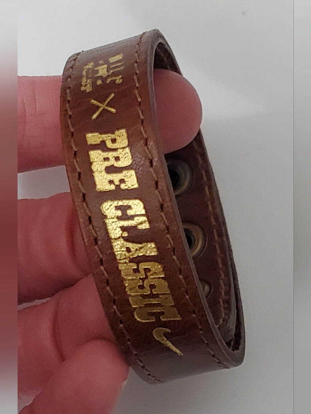 Limited Edition Wills Leather Nike Prefontaine Classic Bracelet Pre50 RARE steve